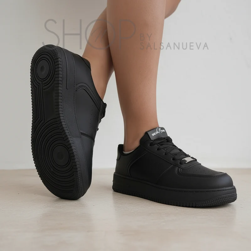 BASKETS DE DANSE NOIRE UNISEXE – Image 2