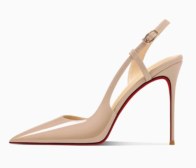 Sandales à talons hauts ajourés et à fuite latérale – Image 7